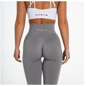 NEW NVGTN Grey Solid Seamless Leggings